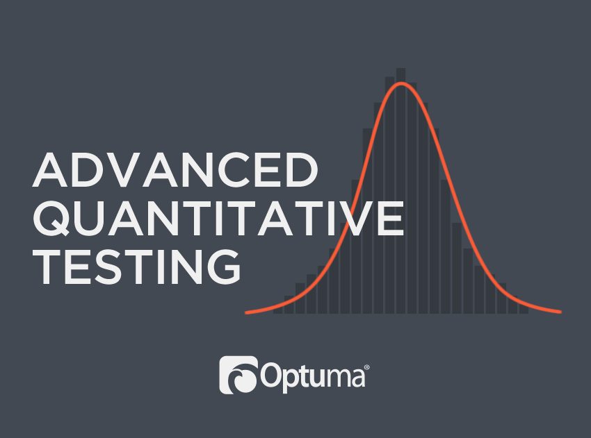 Promotional banner for the Advanced Quantitative Testing video course on learn.optuma.com