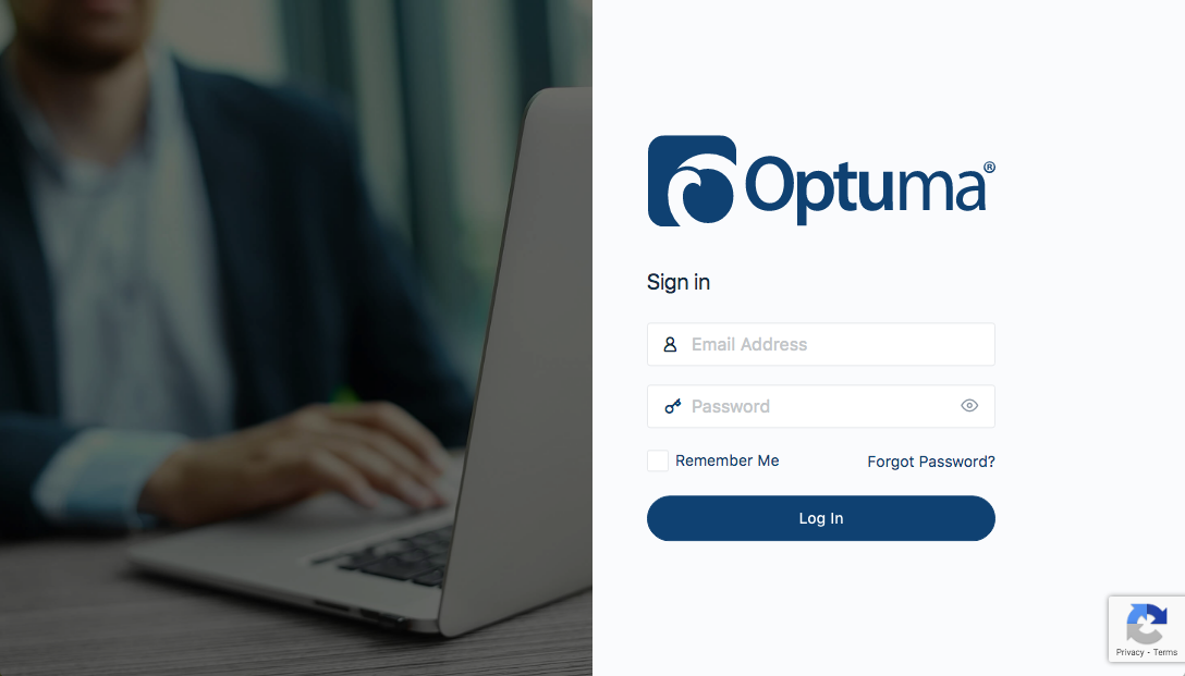 Screenshot of the Optuma Education Portal landing page listing available courses including getting-started, scripting and CMT preparation